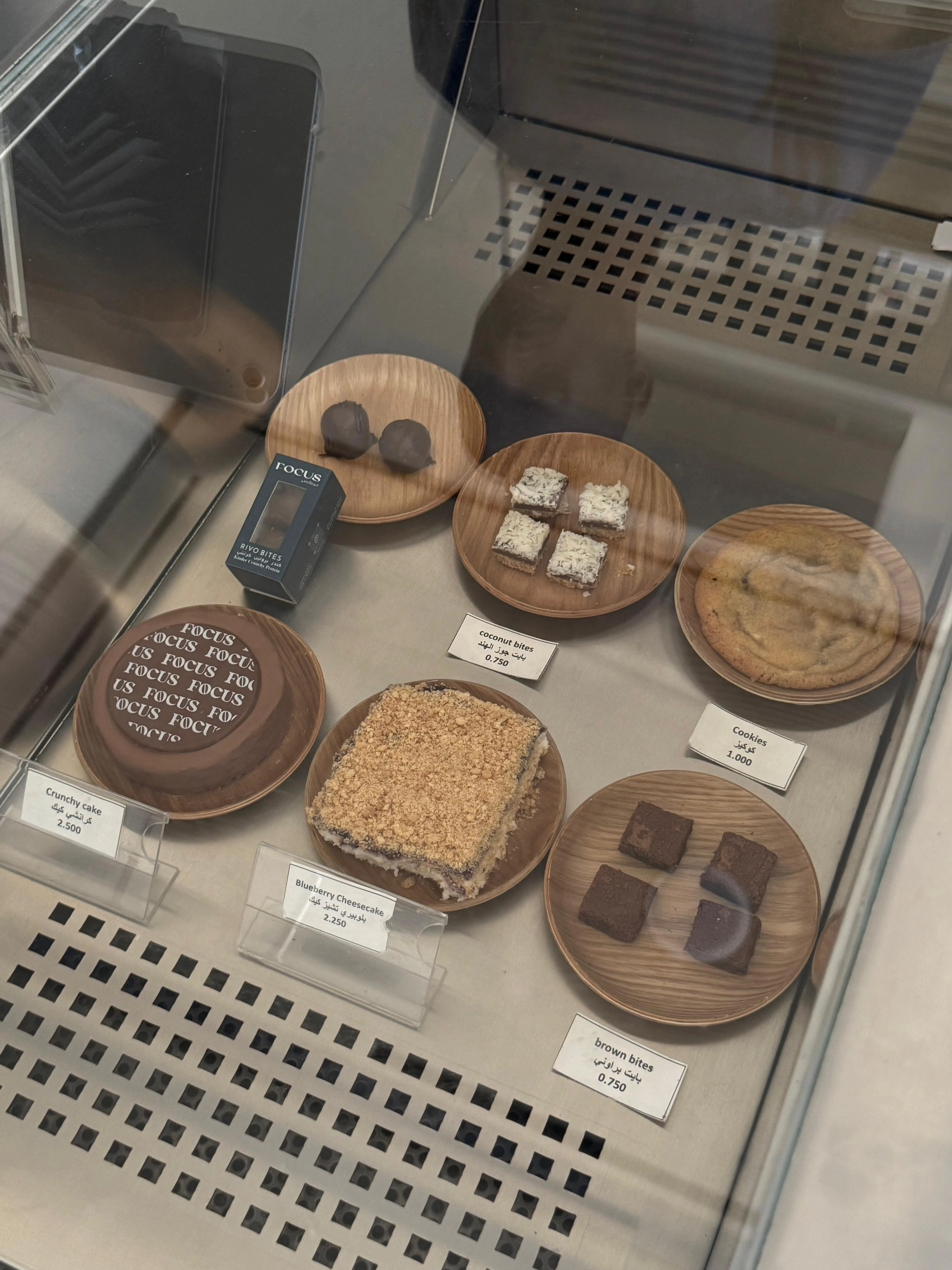 تفاصيل الديكور في Focus Cafe